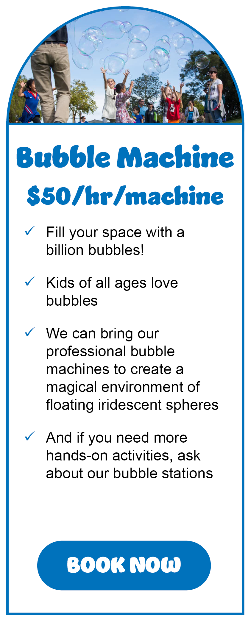 Bubble Machine Rental